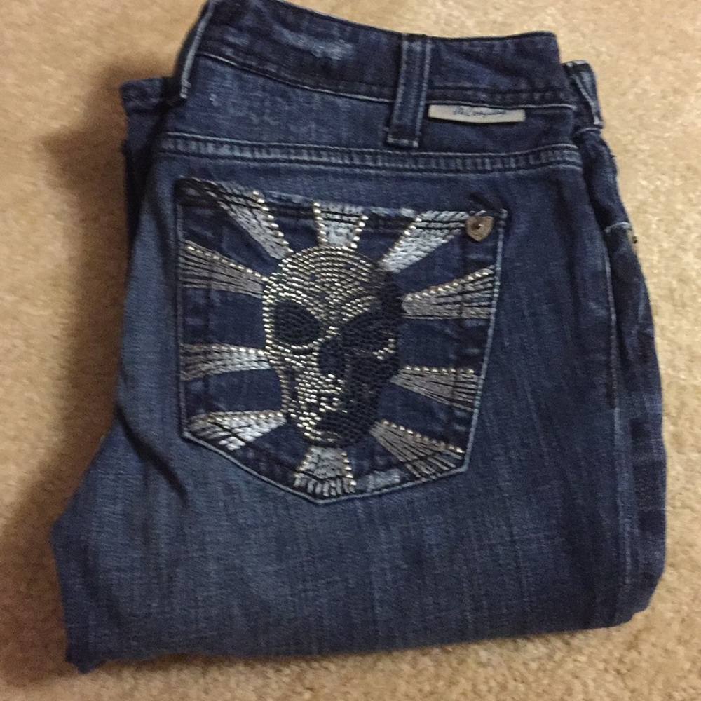J & Company Embellished Beverly Denim. Size 27